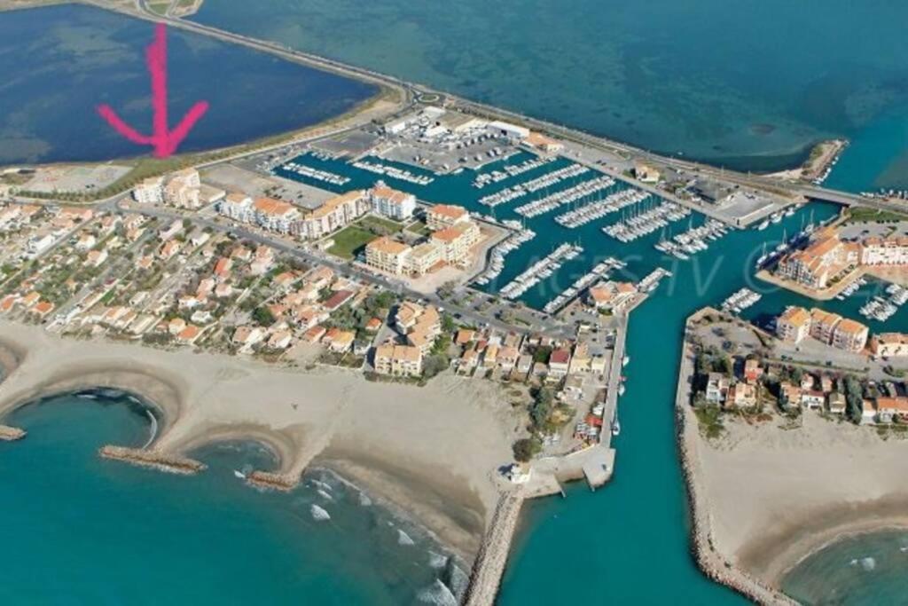 Le Nautica Plage T2 en bord de mer Frontignan Exterior foto